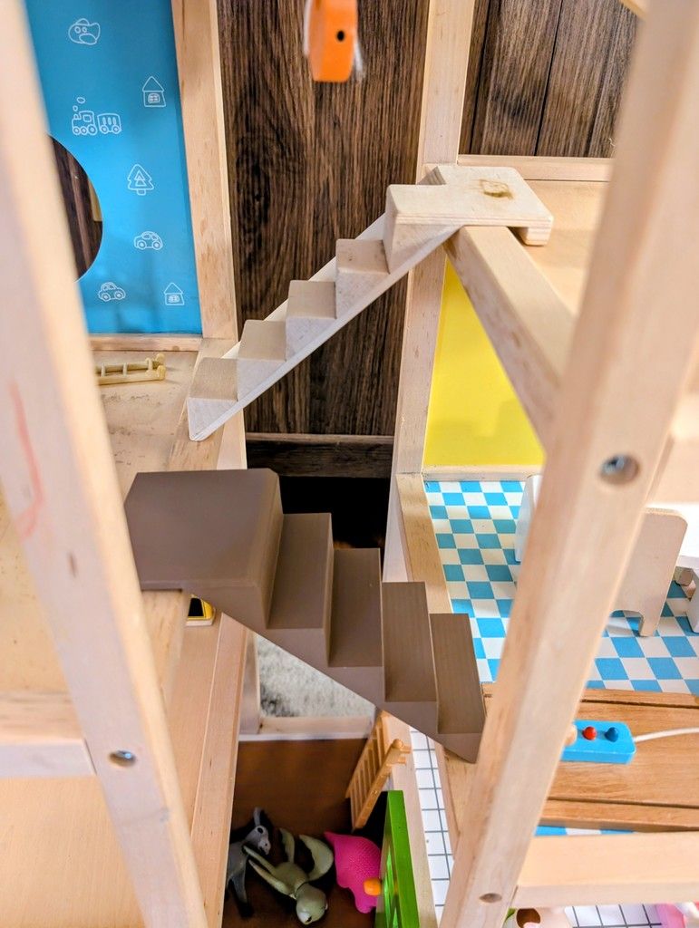 Replacement Stairs for Hape All Seasons Wooden Dollhouse
