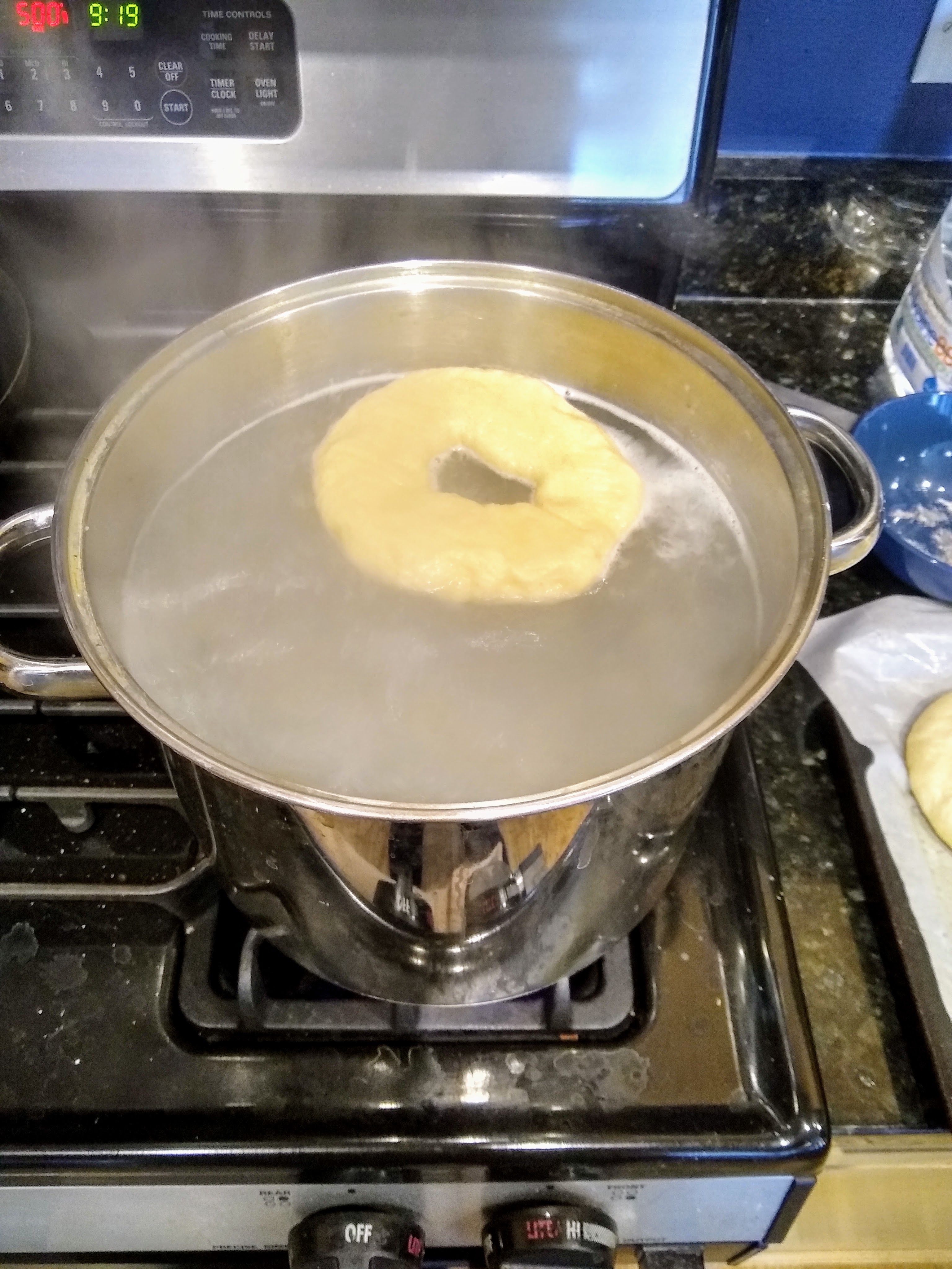 Bagel boiling