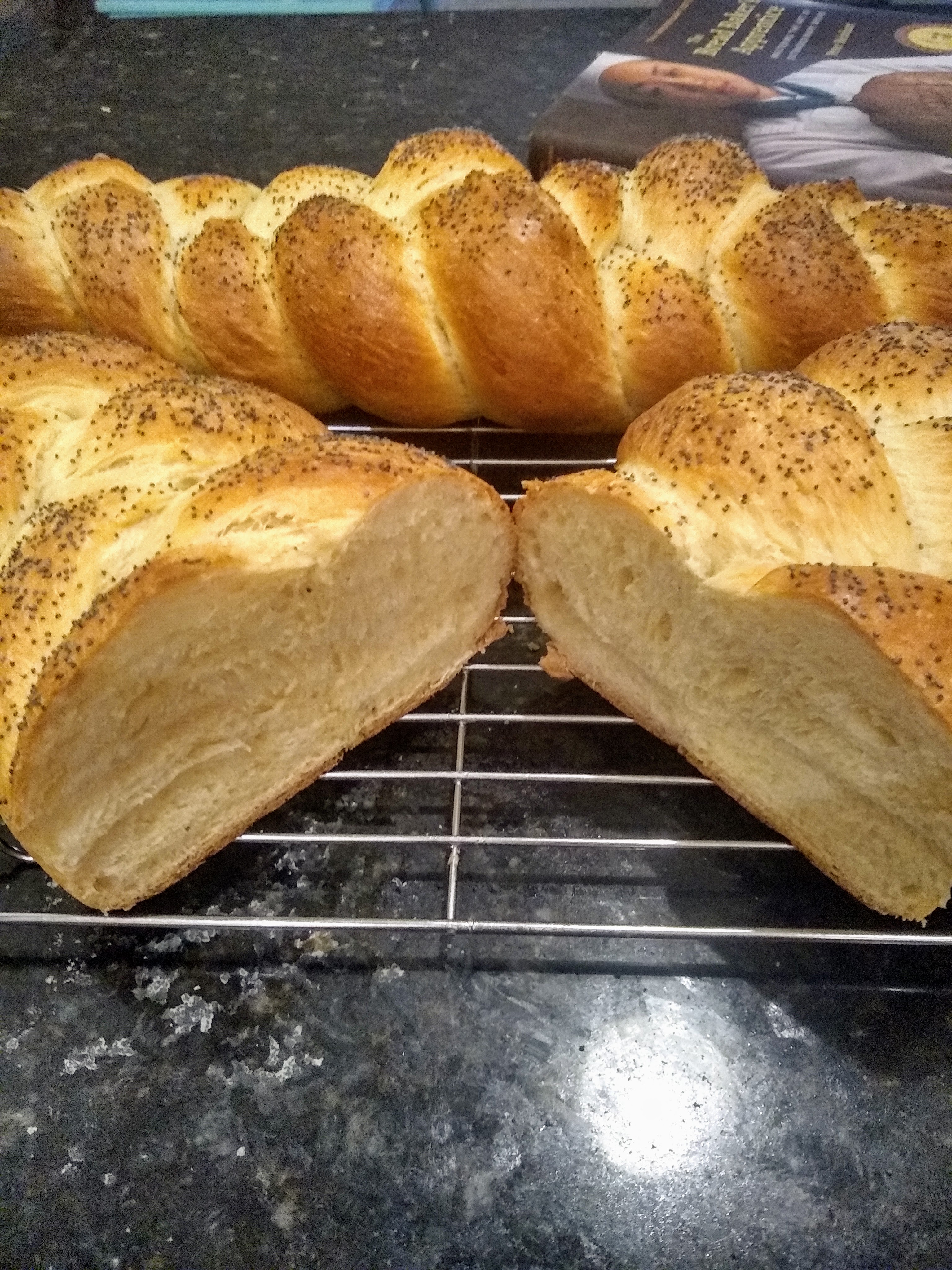 Completed challah