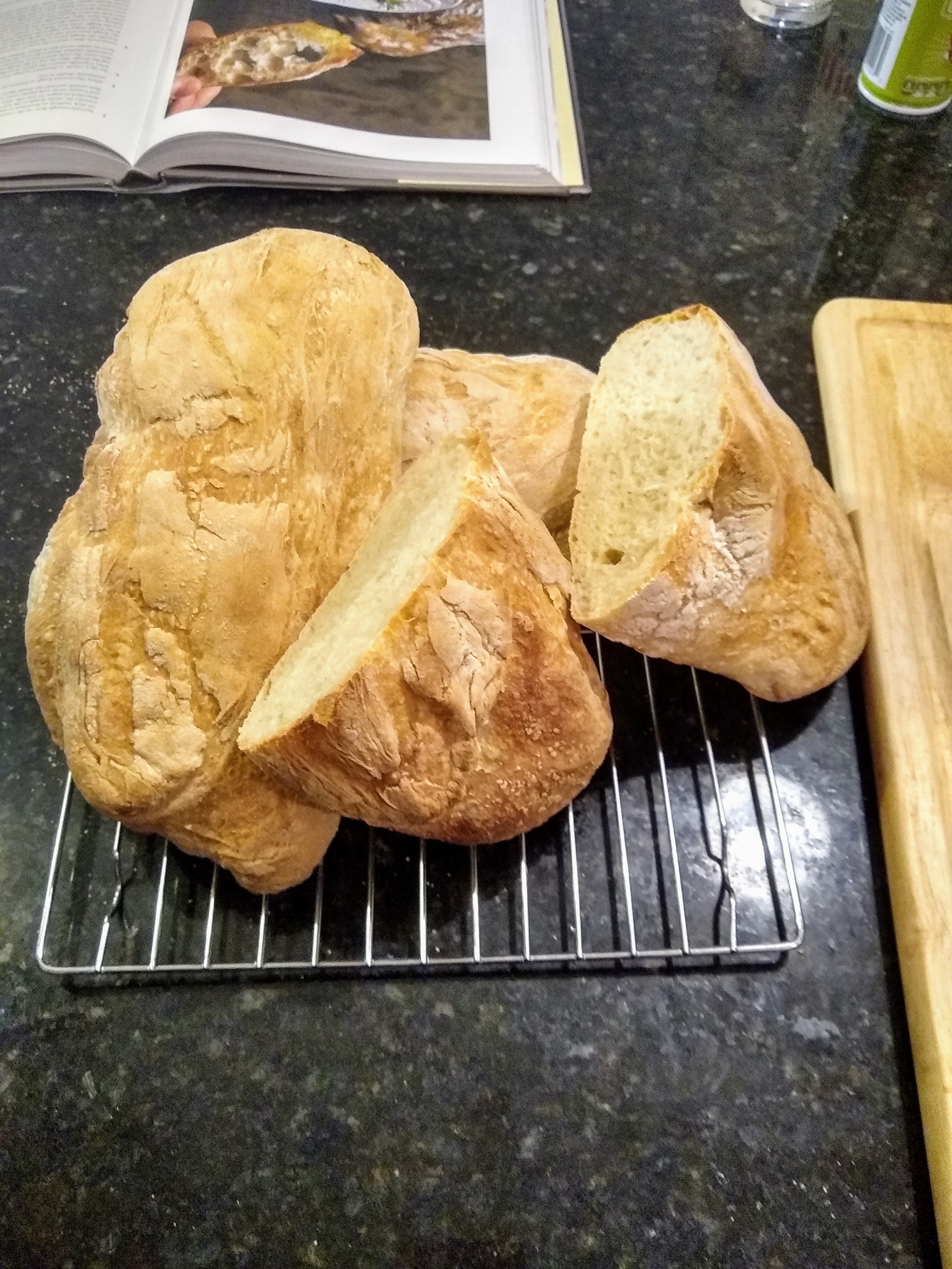 Completed ciabatta