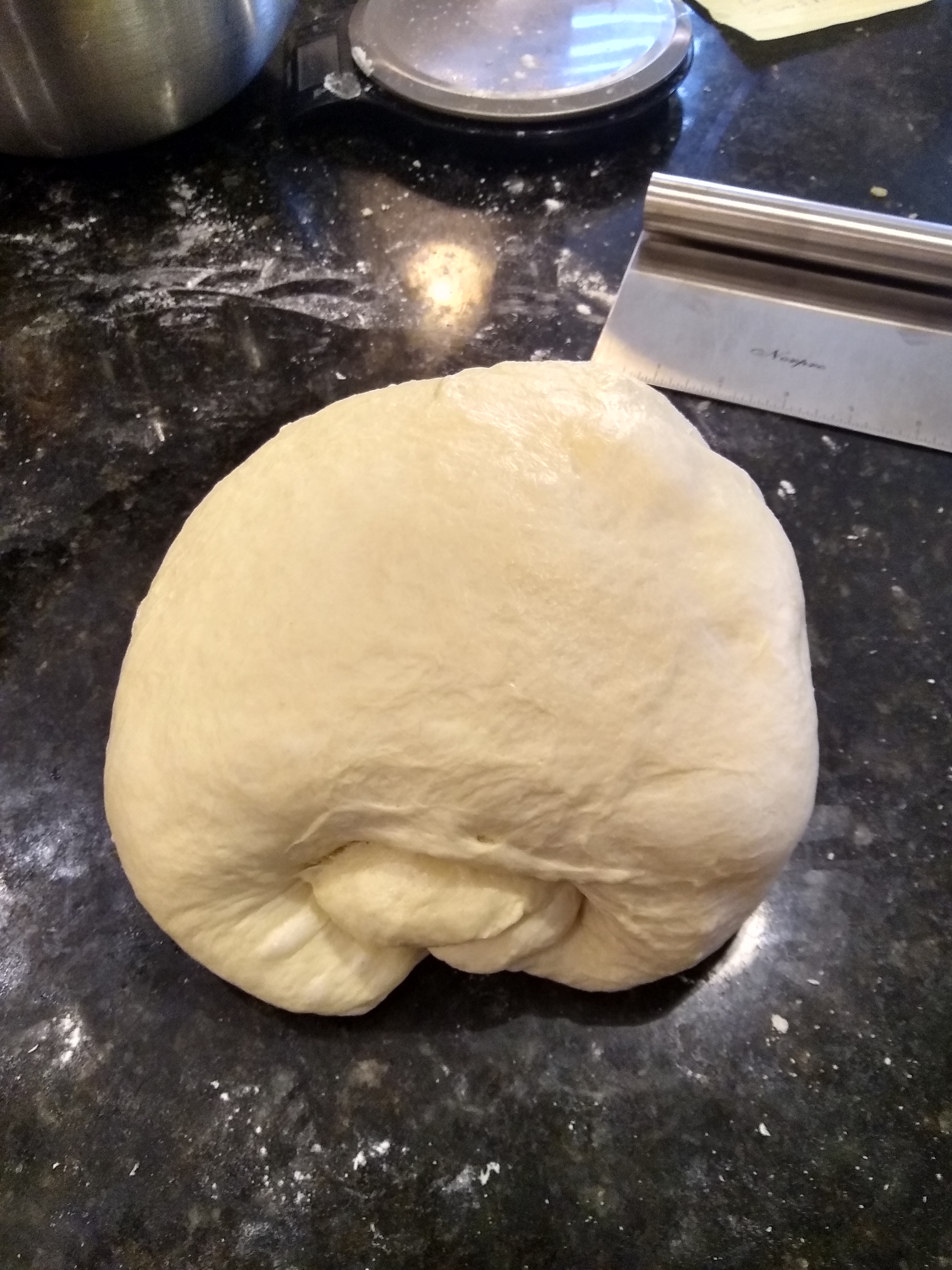 Big pile of dough, post proofing