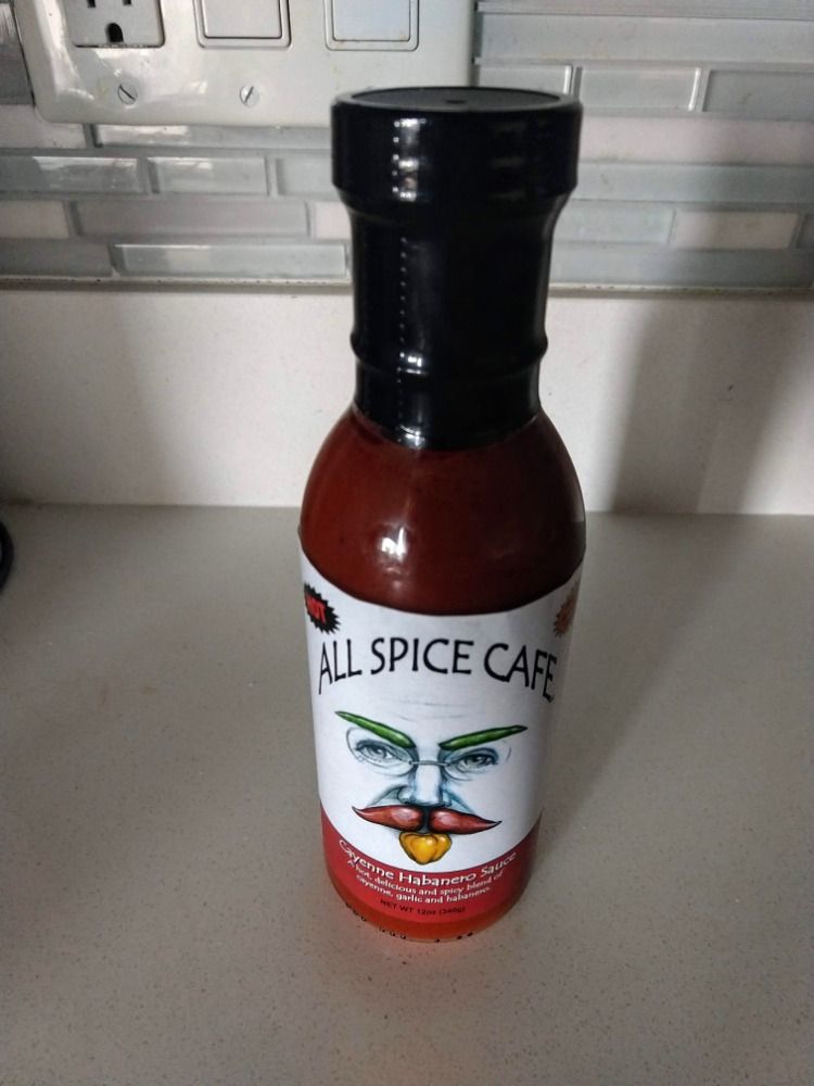 All Spice Cafe Cayenne Habanero Sauce