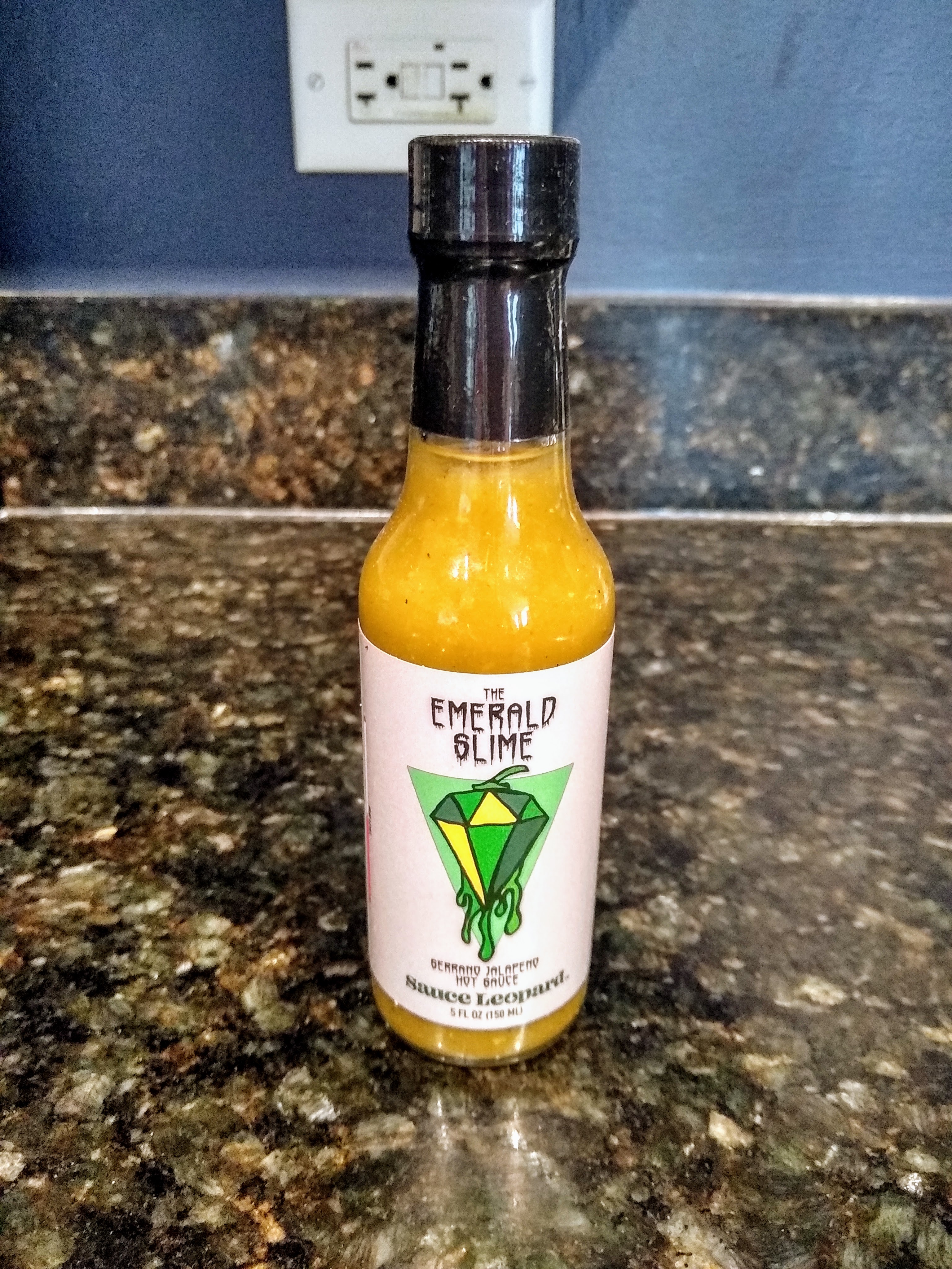 The Emerald Slime Serrano Hot Sauce