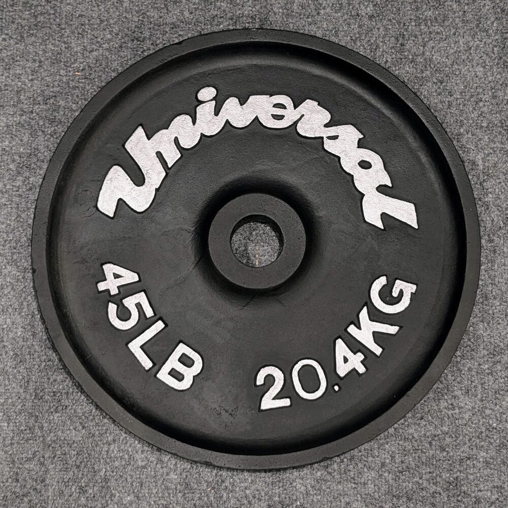 Universal script-logo 45 lb deep-dish plate